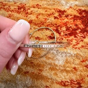 Two Silver Bangle Bracelet